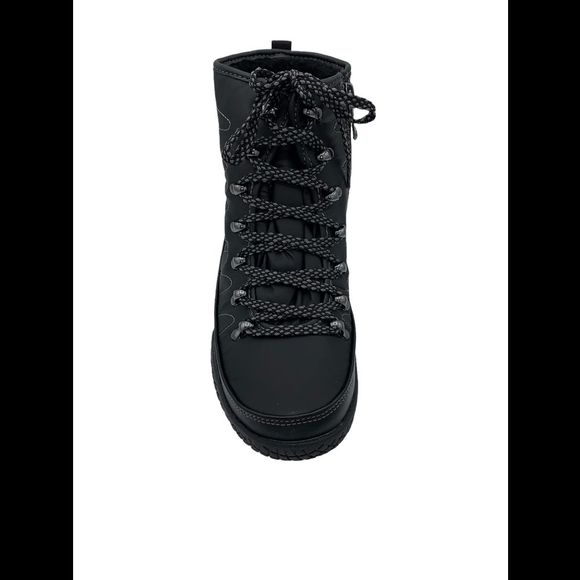 Khombu Waterproof Lace-Up Winter Ankle Boots Alta Black - Medium - Picture 3 of 8